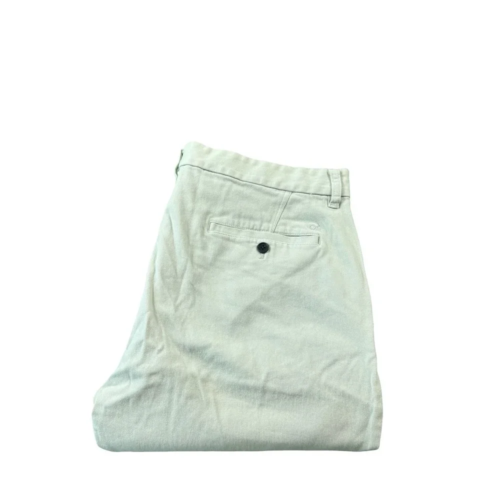 Outerknown Bone Khaki Orangic Cotton Stretch S.E.A. Mens Chino Pant Size 36X31